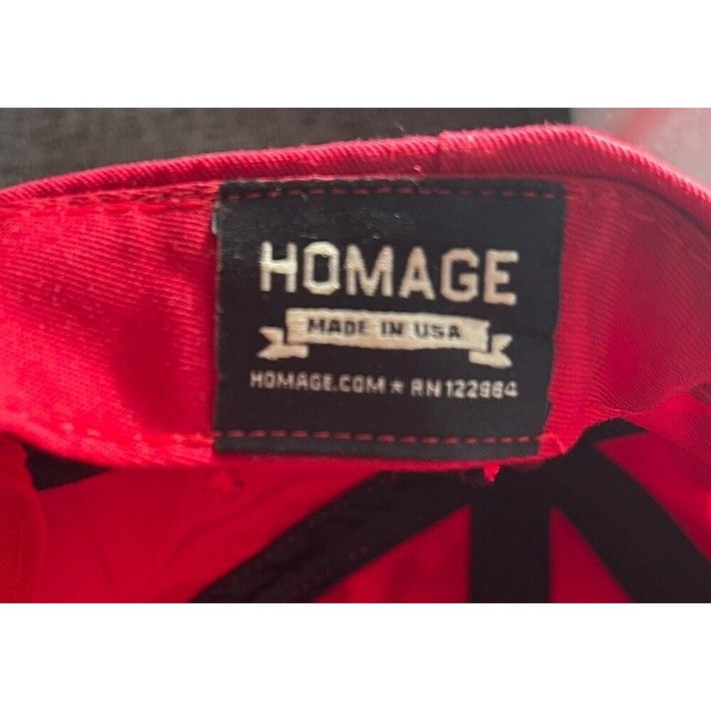 Homage Red SnapBack Hat - Picture 3 of 7
